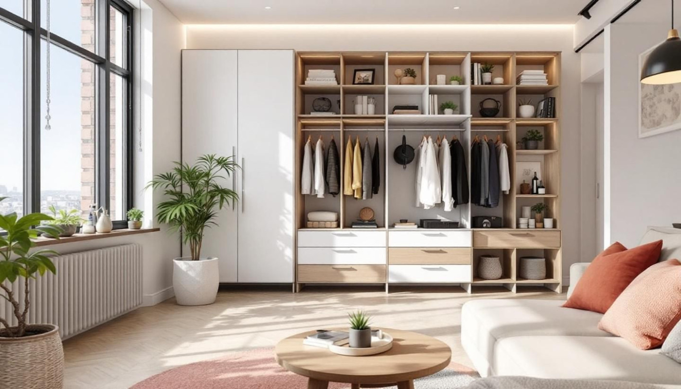 Stratégies pour optimiser l'espace dans un petit appartement